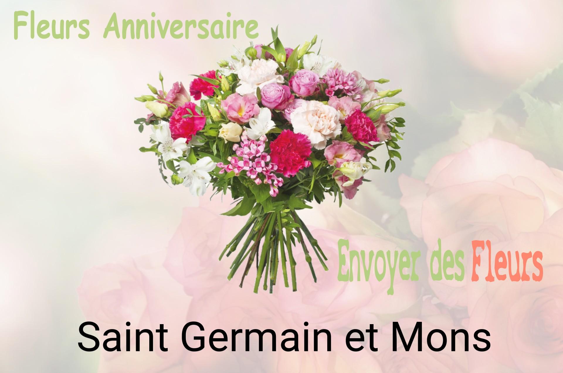 Bouquet de fleurs d’anniversaire livré à Saint-Germain-et-Mons