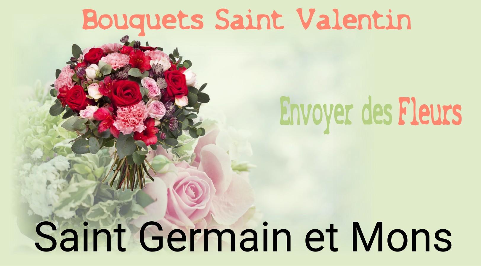 Roses de Saint-Valentin livrées à Saint-Germain-et-Mons